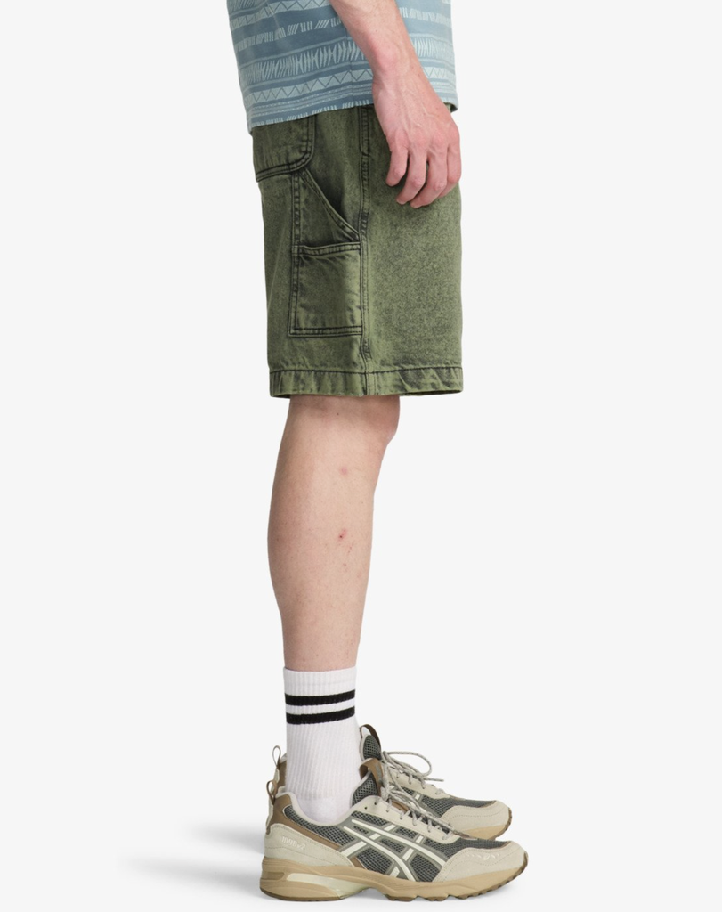 Pantalón Corto Billabong Bad Dog Workwear - Moss Green (glw0)