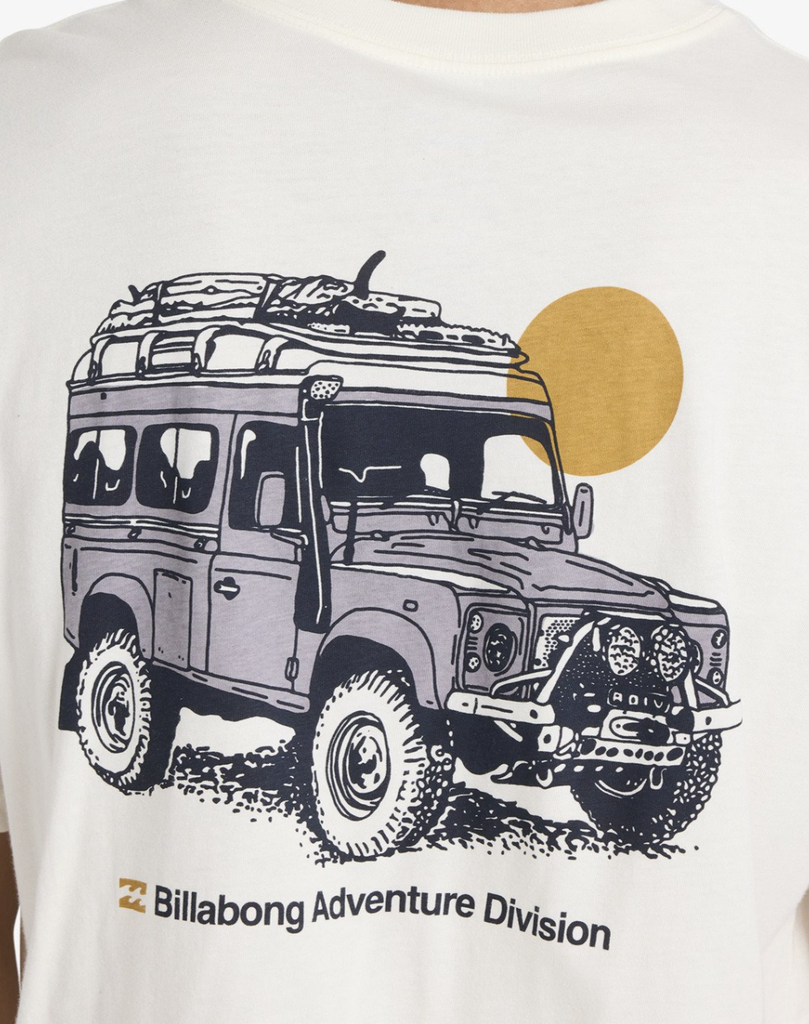 Camiseta Billabong Make Tracks - Off White
