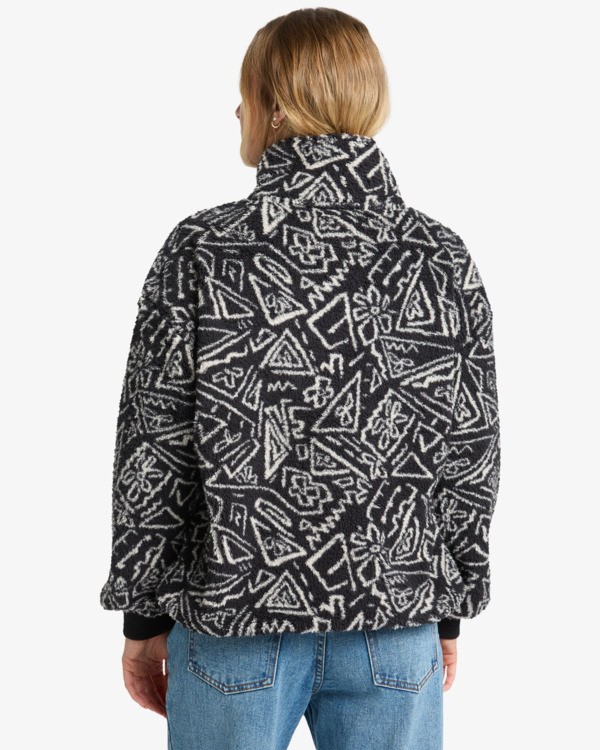 Sudadera Polar Billabong Time Off - Black Pebble