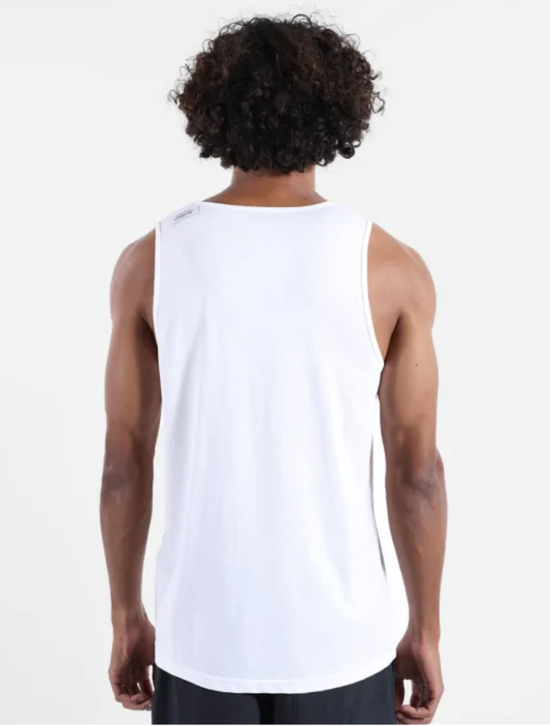 Camiseta Sin Mangas Stamp - White