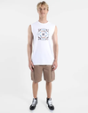 Camiseta Sin Mangas Oxbow Sunfaded - White