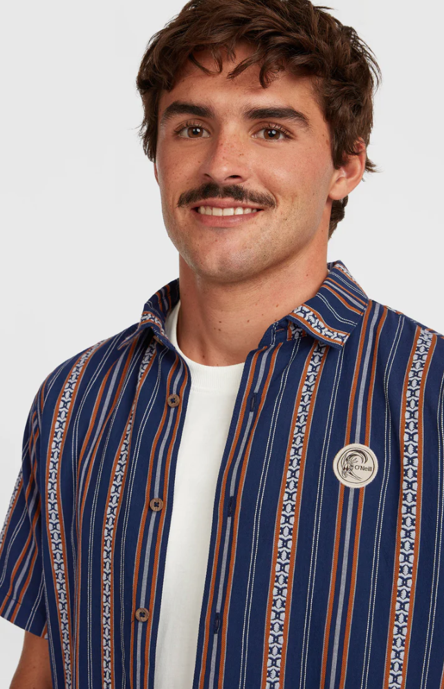 Camisa O'neill O'Riginals Jacquard - Blue O'riginal Jstripe