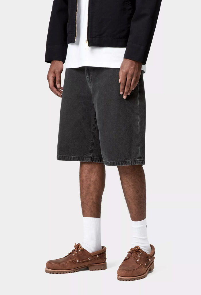Pantalón Corto Carhartt WIP Landon - Black (Stone Washed)