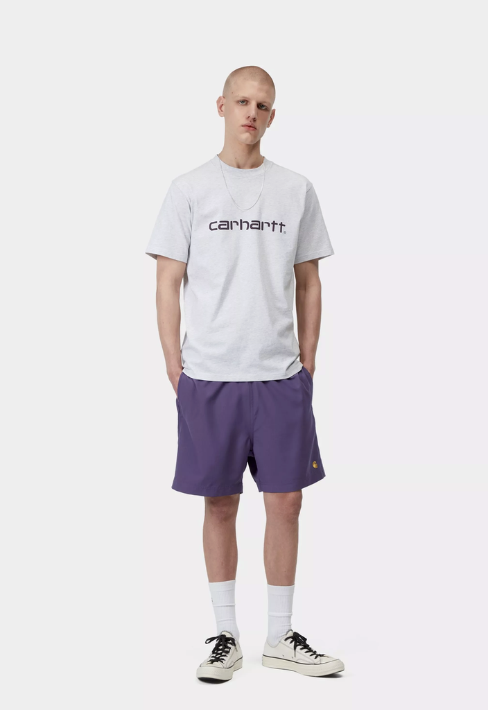 Bañador Carhartt WIP Chase Swim - Calla/Gold