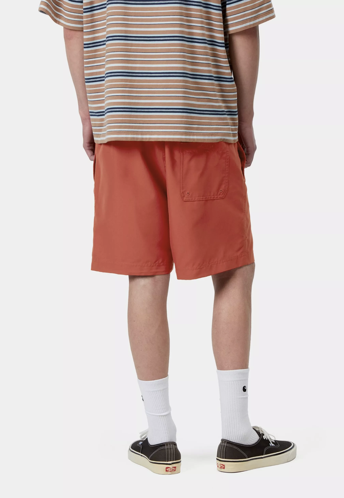 Bañador Carhartt WIP Chase Swim - Oxide Red/Gold