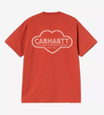 Camiseta Carhartt WIP Cloud Heart - Oxide Red