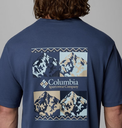 Camiseta Columbia CSC Heavyweight Iconic - Dark Mountain/Repeated Peaks