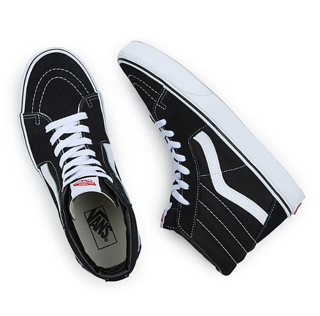 Zapatillas Vans Sk8-Hi - Black/Black/White