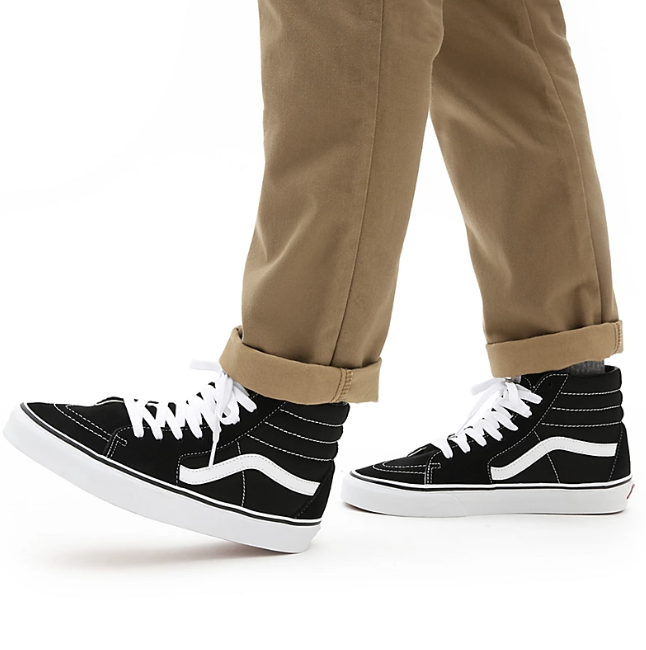 Zapatillas Vans Sk8-Hi - Black/Black/White