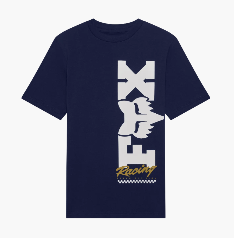 Camiseta Fox Youth Checker - Navy (nvy)