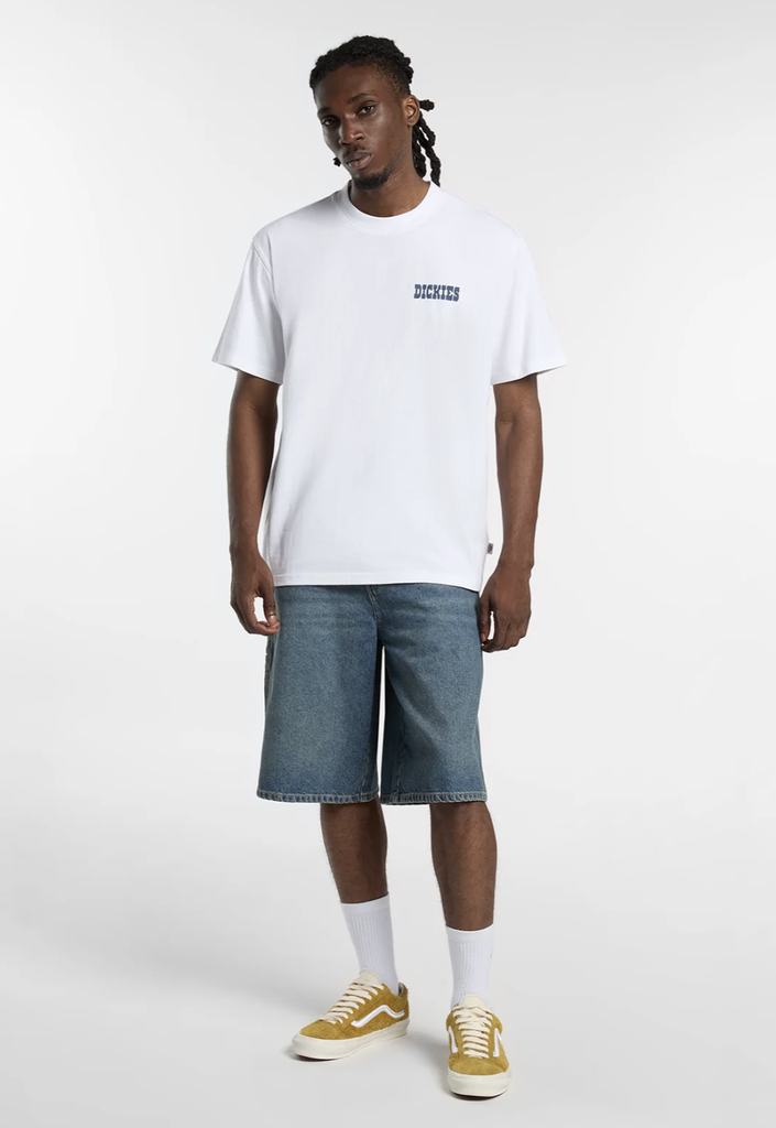 Vaqueros Cortos Dickies 958 holgados 13-Inch -  Khaki Tinted Blue