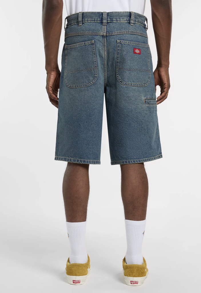 Vaqueros Cortos Dickies 958 holgados 13-Inch -  Khaki Tinted Blue