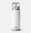 Botella con Tapa de Pajita Yeti Rambler 26 oz (769 ml) - White/White