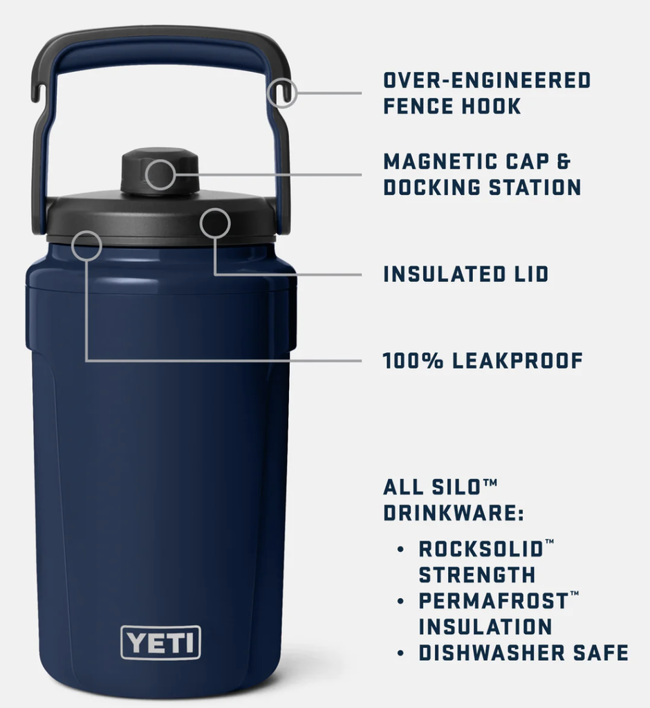 Botella Yeti Silo de Medio Galón (1.8 l) - Navy