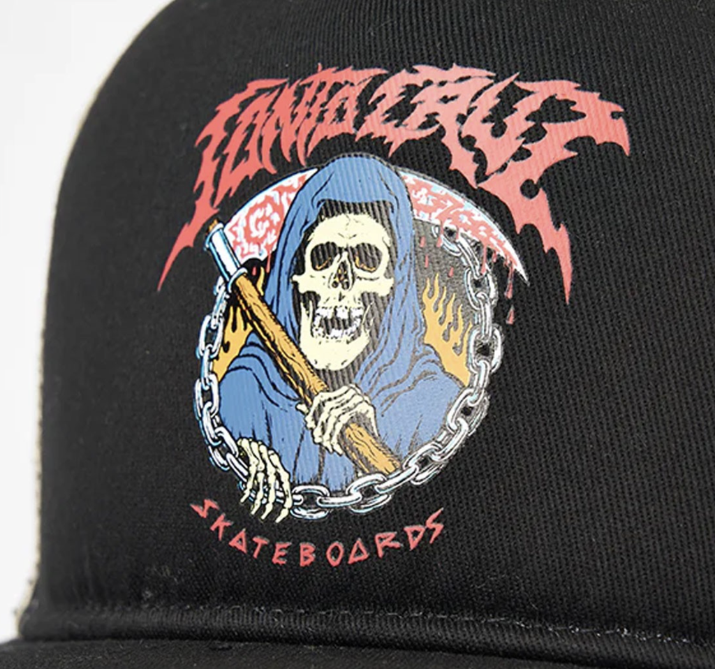 Gorra Santa Cruz Out Of Time Meshback - Black Stone Grey