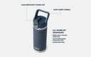 Botella con Tapa de Pajita Yeti Rambler 18 oz (532 ml) - Royal Blue
