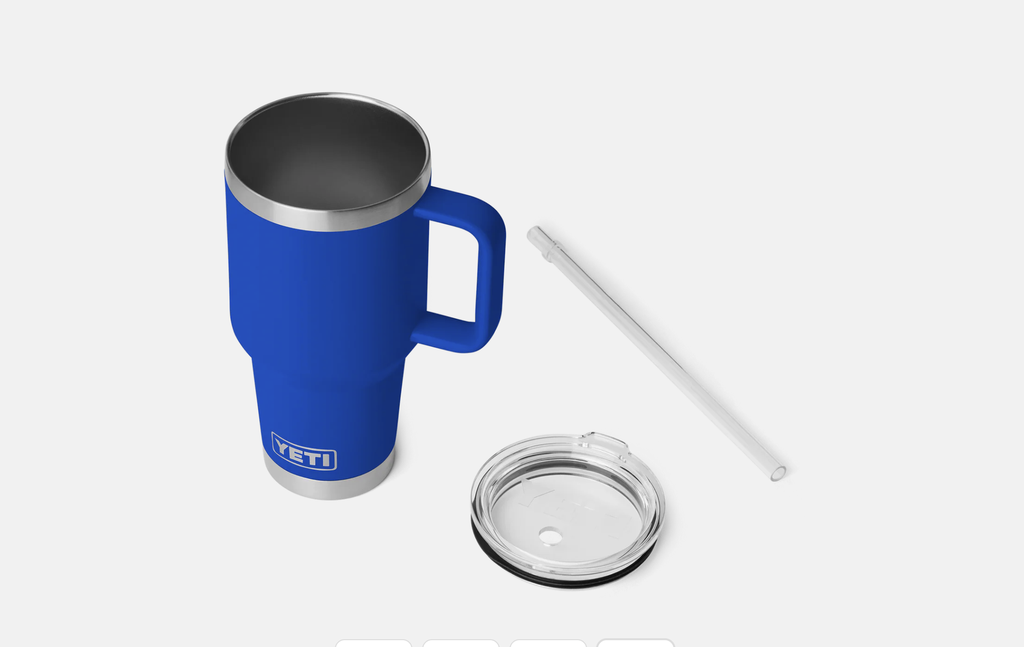 Taza con Pajita Yeti Rambler 35 oz (1 L) - Royal Blue