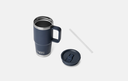 Taza de Viaje con Pajita Yeti Rambler 20 oz (591 ml) - Navy/Navy