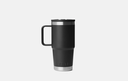 Taza de Viaje con Pajita Yeti Rambler 20 oz (591 ml) - Black/Black