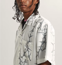 Camisa Vans Van Doren Print - White