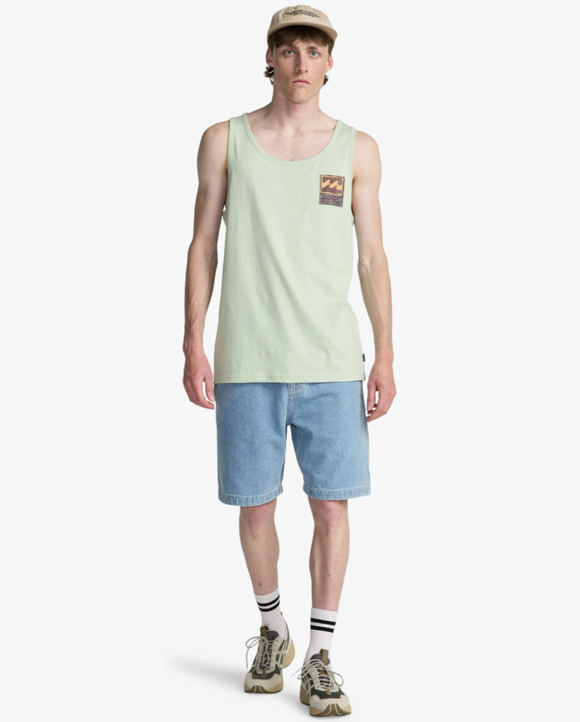 Camiseta Sin Mangas Billabong Stamp - Vintage Green (geh0)