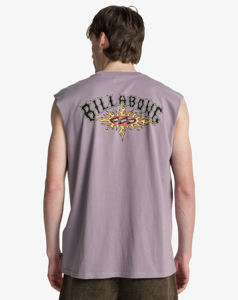 Camiseta Sin Mangas Billabong Burn Out - Purple Ash (skw0)