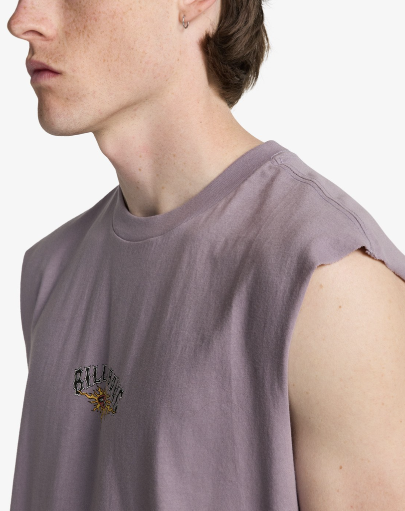 Camiseta Sin Mangas Billabong Burn Out - Purple Ash (skw0)