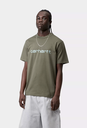 Camiseta Carhartt WIP Script - Leaf/Tourmaline