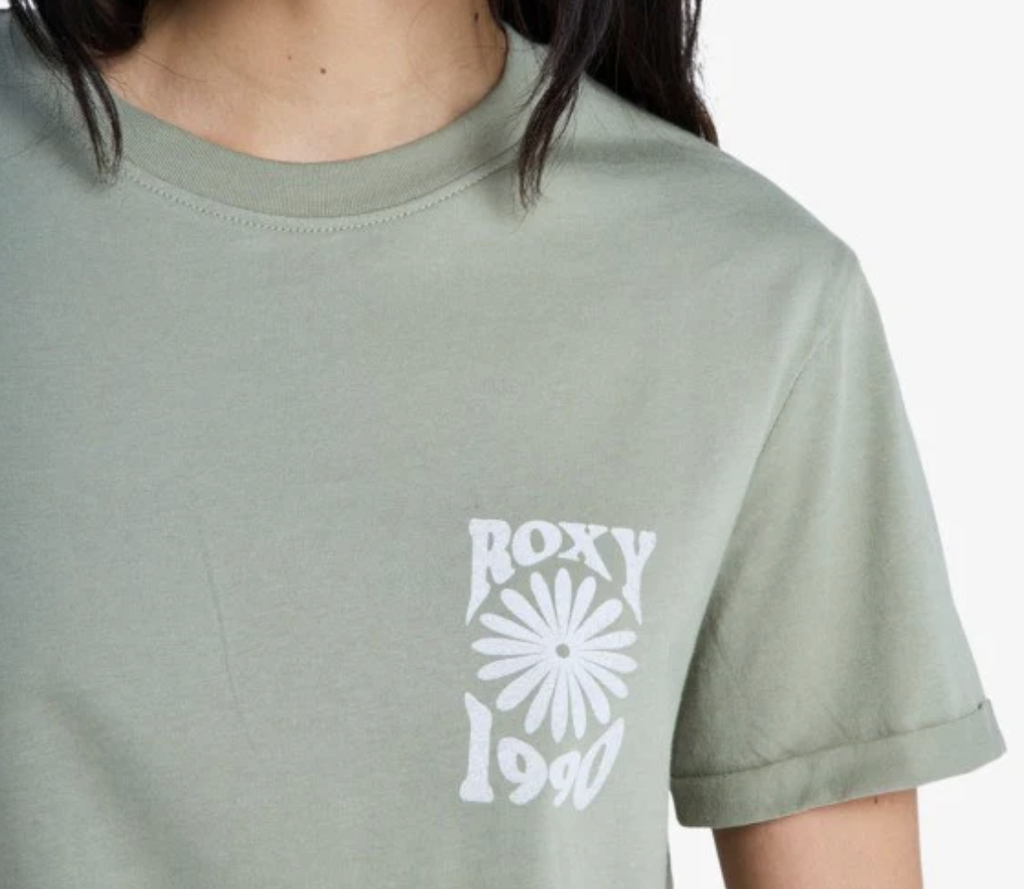 Camiseta Roxy Ocean Regular - Verde