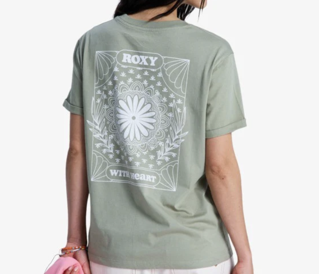 Camiseta Roxy Ocean Regular - Verde