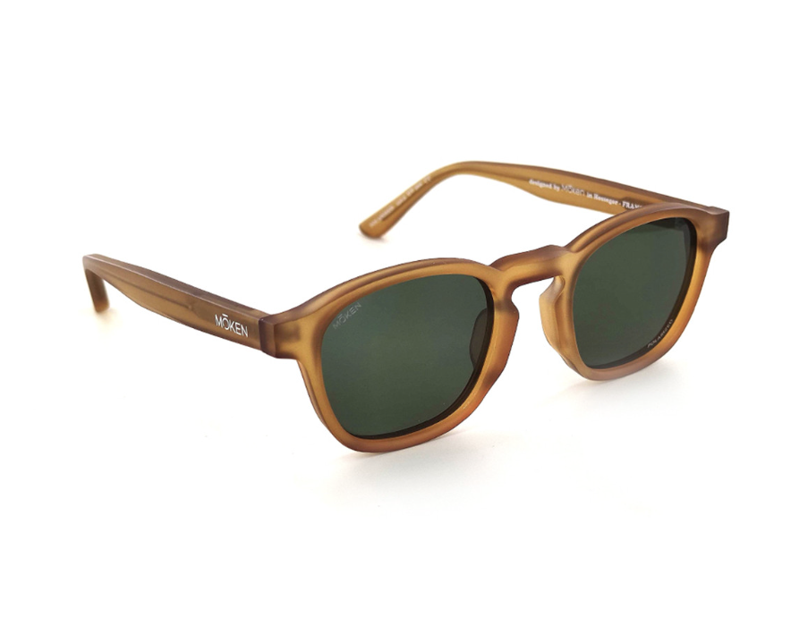 Gafas De Sol Moken Ivik - Marron (YLW-GRN)