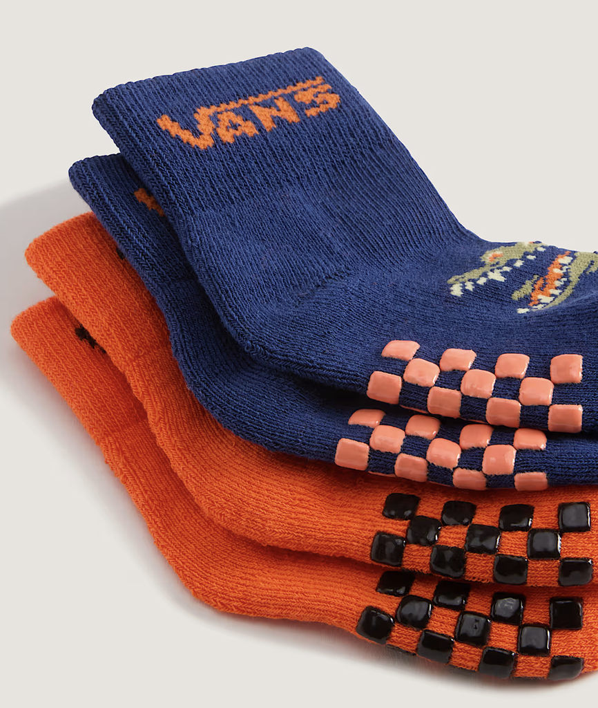 Calcetines Classic Checkerboard (bebé) - Blue/Orange