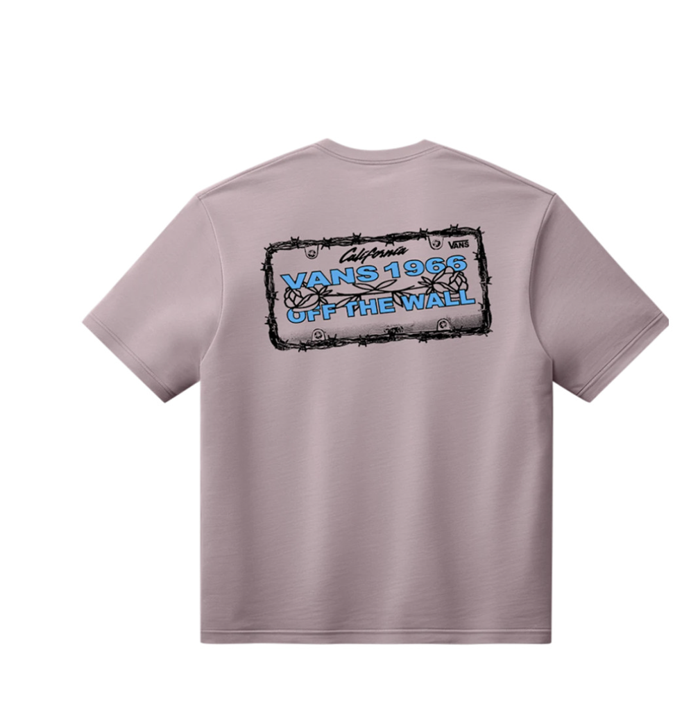 Camiseta Vans Barb Plate Loose - Misty Mauve