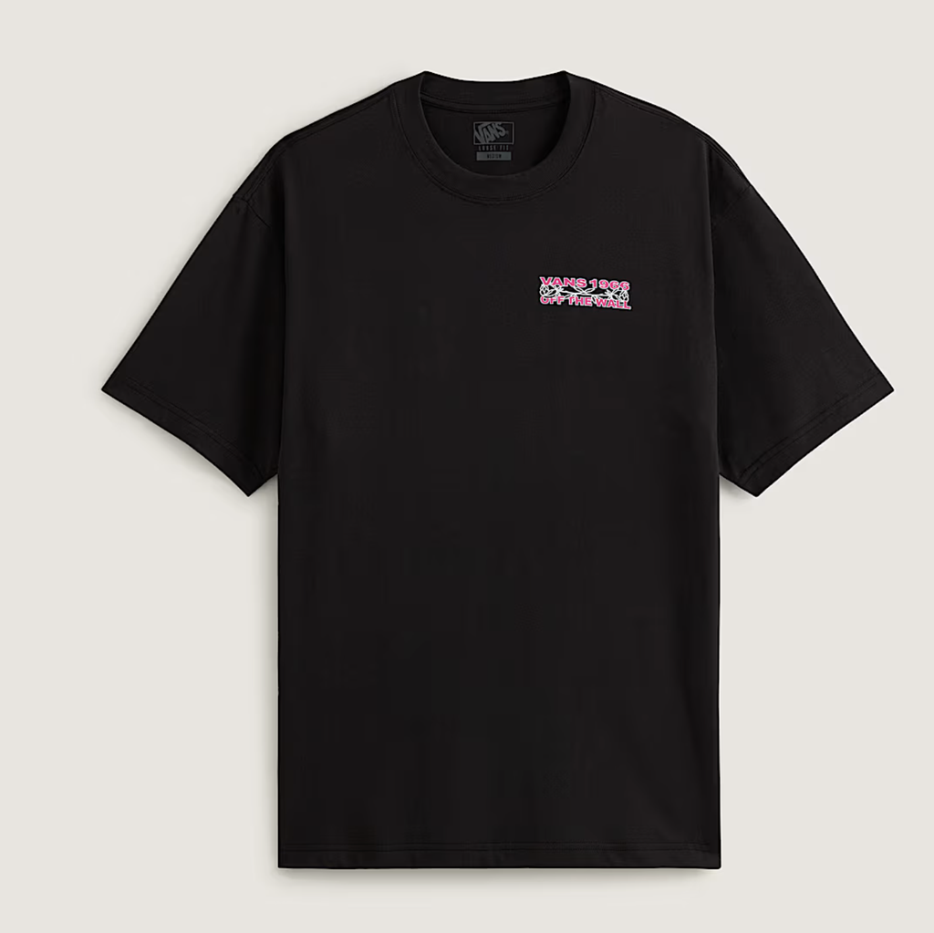 Camiseta Barb Plate Loose - Black