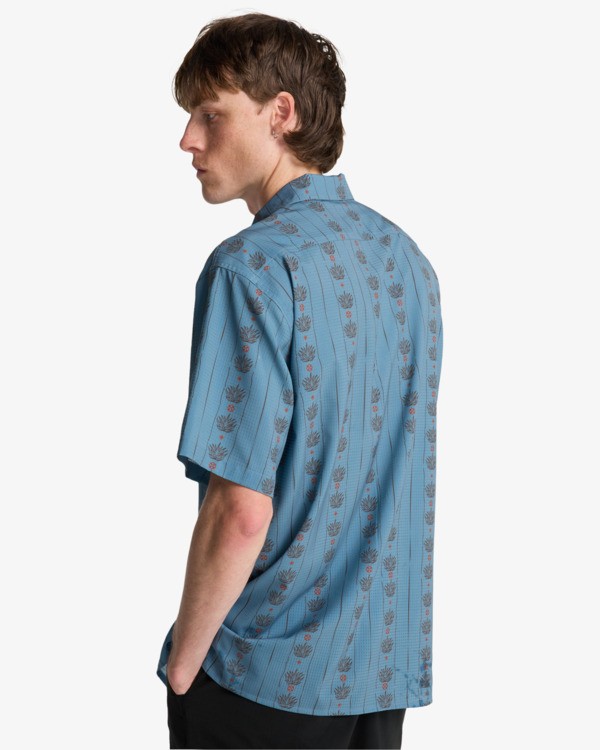 Camisa Billabong Surftrek Perf - Mid Blue (bkq1)