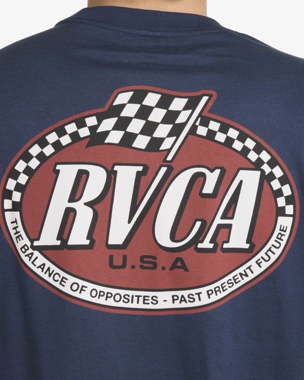 Camiseta RVCA Speed Check - Moody Blue