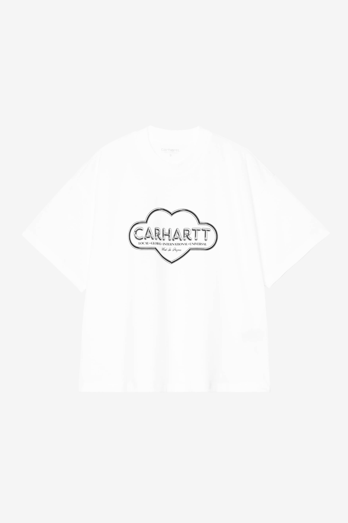 Camiseta Carhartt Wip W' Cloud Heart - White (Mujer)