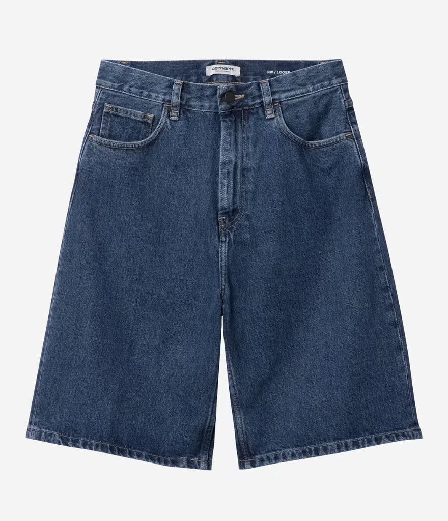 Pantalón Corto Carhartt Wip W' Brandon - Blue (stone washed) (Mujer)