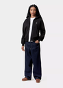 Sudadera con Cremallera Carhartt WIP W' Casey - Black/Silver (Mujer)