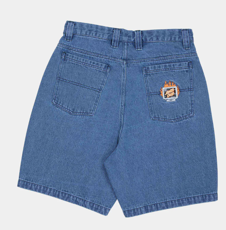 Pantalón Corto Santa Cruz Self Destruct - Blue Classic