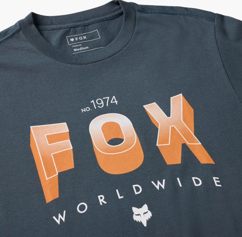 Camiseta Fox Block 195 Original - Deep Cobalt (dp cblt)