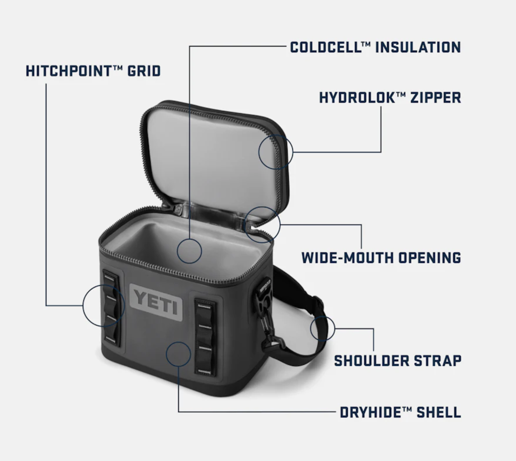 Nevera Portátil Yeti Hopper Flip 8 - Charcoal