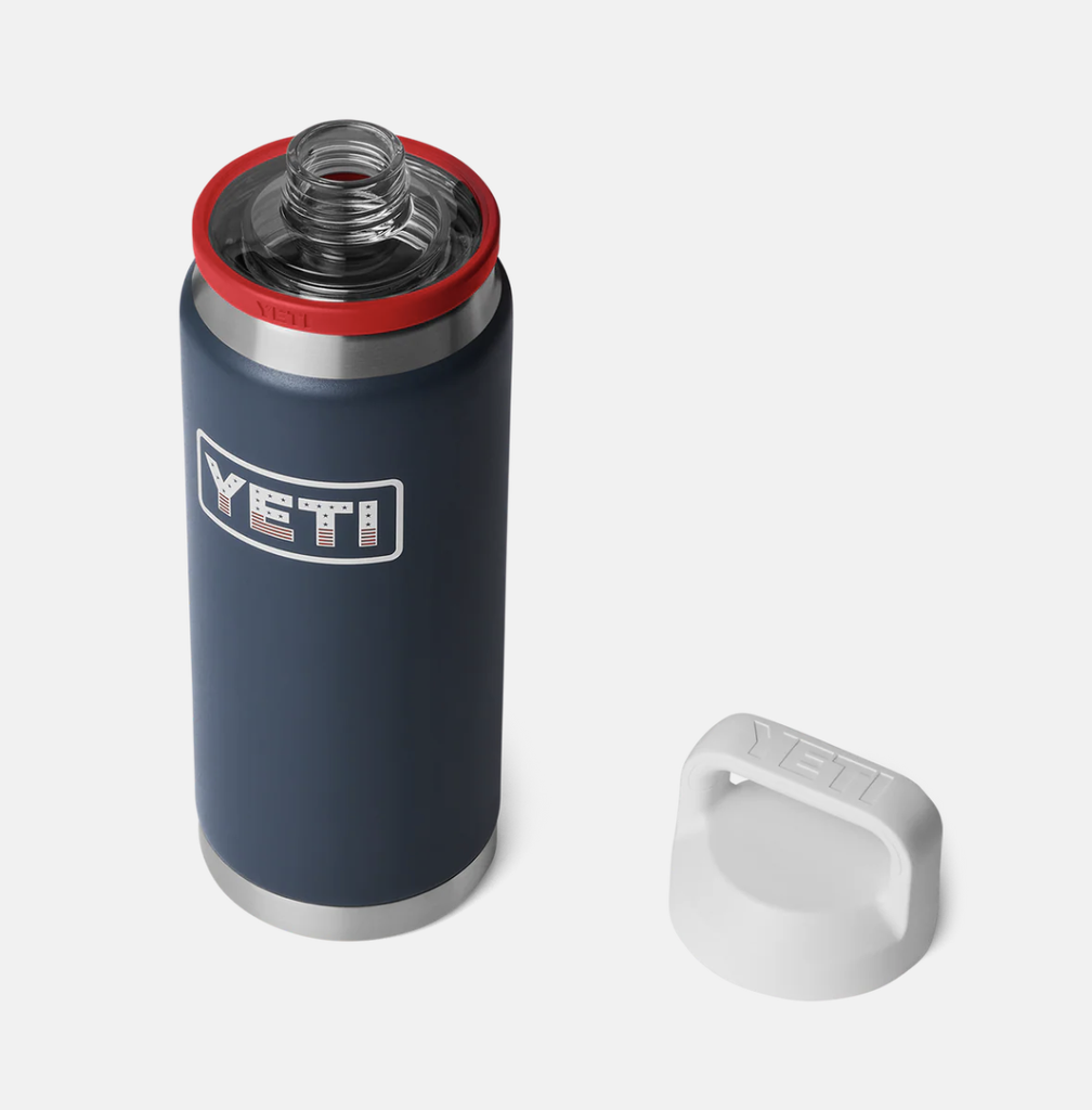 Botella Yeti Rambler 26 oz (769 ml) - Navy/Rescue Red/White/Badge