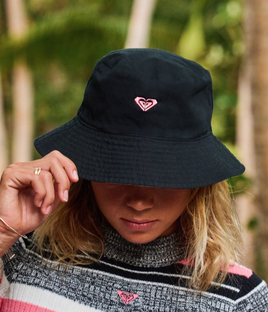 Gorro Pescador Roxy Jasmine Paradise - Anthracite Spring Charming