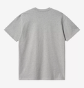 Camiseta Carhartt WIP Chase - Grey Heather/Gold