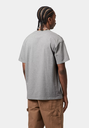 Camiseta Carhartt WIP Chase - Grey Heather/Gold
