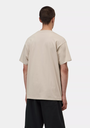 Camiseta Carhartt WIP Script Embroidery - Fleur de Sel/Black