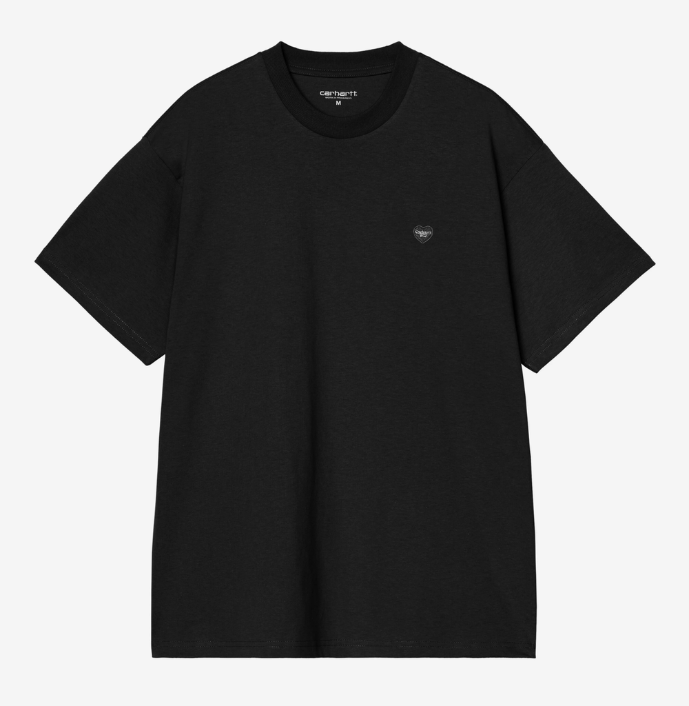 Camiseta Carhartt WIP Small Heart - Black/Black