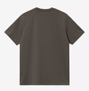 Camiseta Carhartt WIP Chase - Shungite/Gold