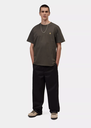 Camiseta Carhartt WIP Chase - Shungite/Gold